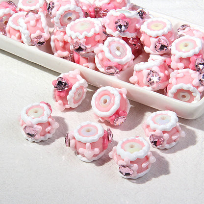 Handmade Beaded Pen Clay Beads Hand-painted Beads Beads
