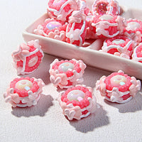 Pink cream bow love