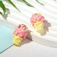 Yellow Watermelon Red Cream Flat Bottom