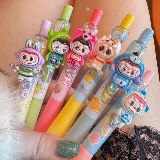 Cartoon Funny Rabbit Cute Press Pen Stereo Ballpoint Pen Gel Pen