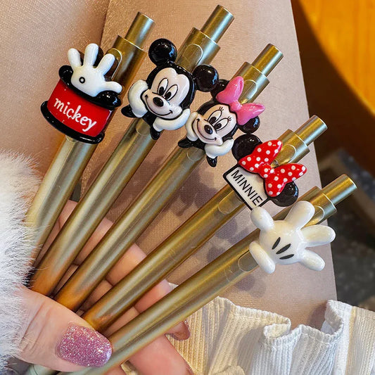Cartoon Mouse Press Black Ballpoint Pen