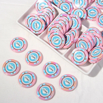 Acrylic Simulation Mahjong Chips Beads