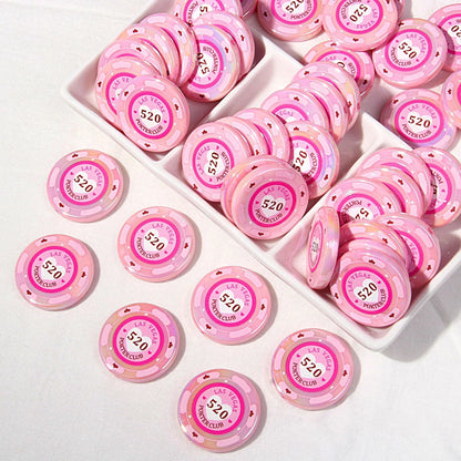 Acrylic Simulation Mahjong Chips Beads