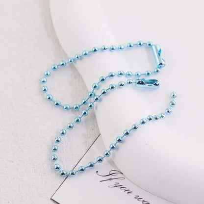 Color Metal Electrophoresis Ball Chain (5 Cables - 4.7 "x 2.4cm Thick)