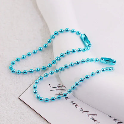 Color Metal Electrophoresis Ball Chain (5 Cables - 4.7 "x 2.4cm Thick)