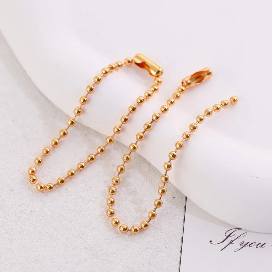 Color Metal Electrophoresis Ball Chain (5 Cables - 4.7 "x 2.4cm Thick)