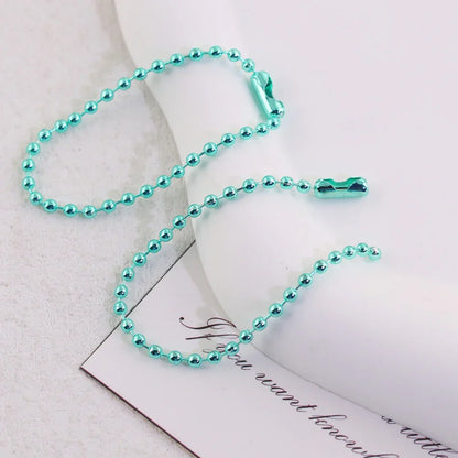 Color Metal Electrophoresis Ball Chain (5 Cables - 4.7 "x 2.4cm Thick)