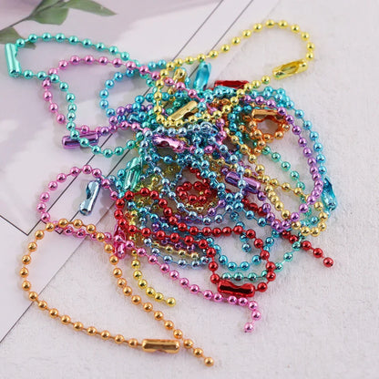 Color Metal Electrophoresis Ball Chain (5 Cables - 4.7 "x 2.4cm Thick)