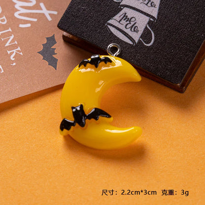 Resin Pendant Halloween Ghost Festival Pumpkin Accessories Skeleton Ghost