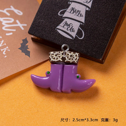 Resin Pendant Halloween Ghost Festival Pumpkin Accessories Skeleton Ghost