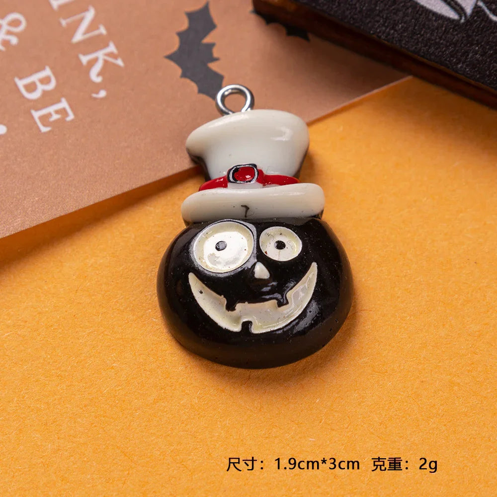 Resin Pendant Halloween Ghost Festival Pumpkin Accessories Skeleton Ghost