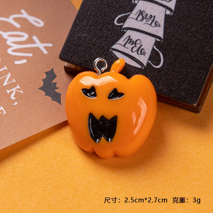 Resin Pendant Halloween Ghost Festival Pumpkin Accessories Skeleton Ghost