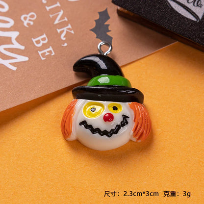 Resin Pendant Halloween Ghost Festival Pumpkin Accessories Skeleton Ghost