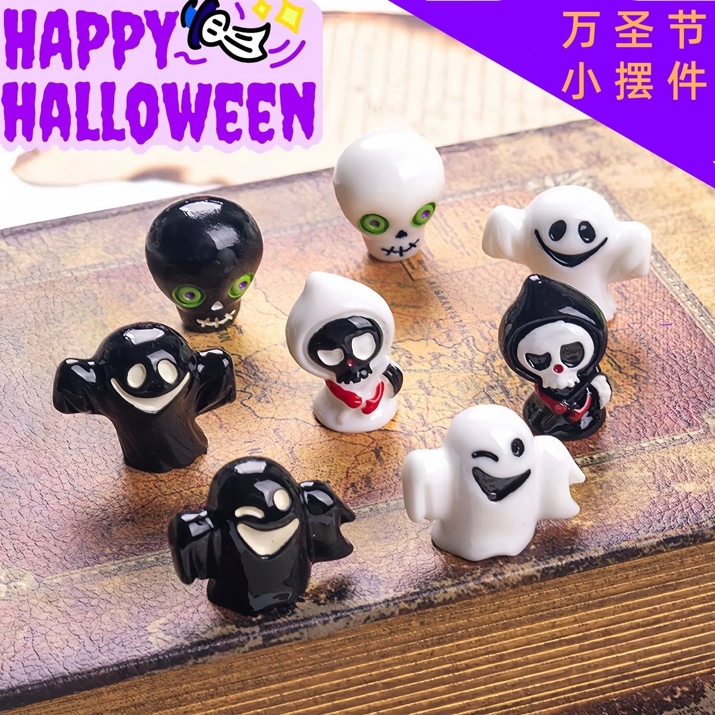 Ghost 3D Halloween Stereo Ghost Crystal Ball Decorations