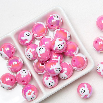 16mm   23 models   Halloween Theme Hand Painted Beaded Beads Scattered Beads Pumpkin Ghost Beads