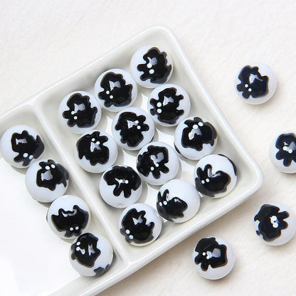 16mm   23 models   Halloween Theme Hand Painted Beaded Beads Scattered Beads Pumpkin Ghost Beads
