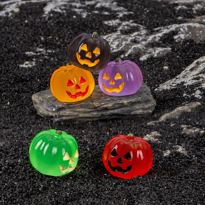 Cross-border Halloween Luminous Jack Pumpkin Resin (no Holes)
