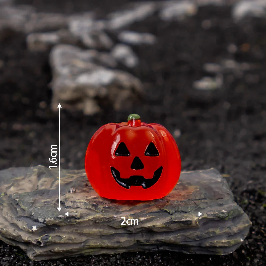 Cross-border Halloween Luminous Jack Pumpkin Resin (no Holes)