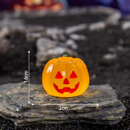 Cross-border Halloween Luminous Jack Pumpkin Resin (no Holes)
