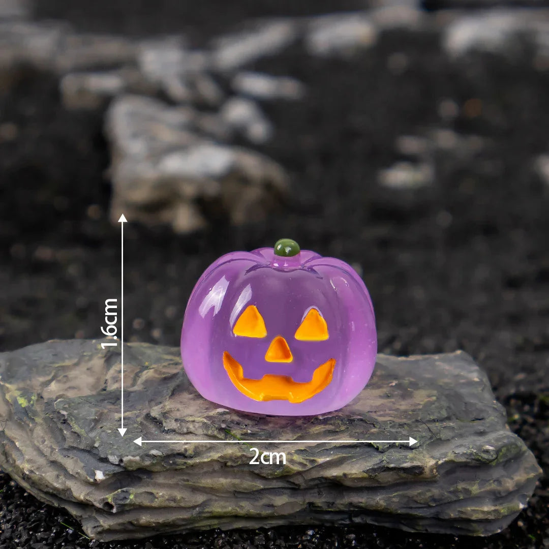 Cross-border Halloween Luminous Jack Pumpkin Resin (no Holes)