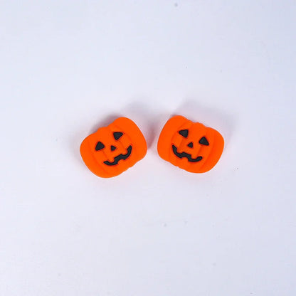 Halloween Pumpkin Silicone Beads Silicone-focal-beads