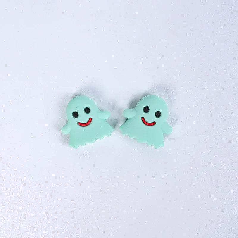 Halloween Pumpkin Silicone Beads Silicone-focal-beads