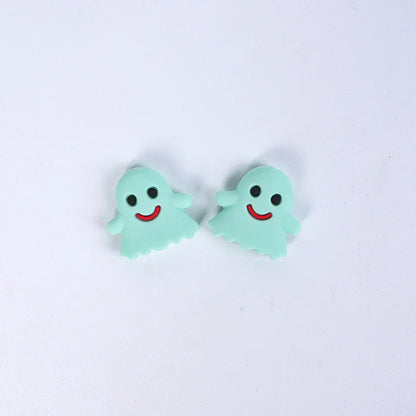 Halloween Pumpkin Silicone Beads Silicone-focal-beads