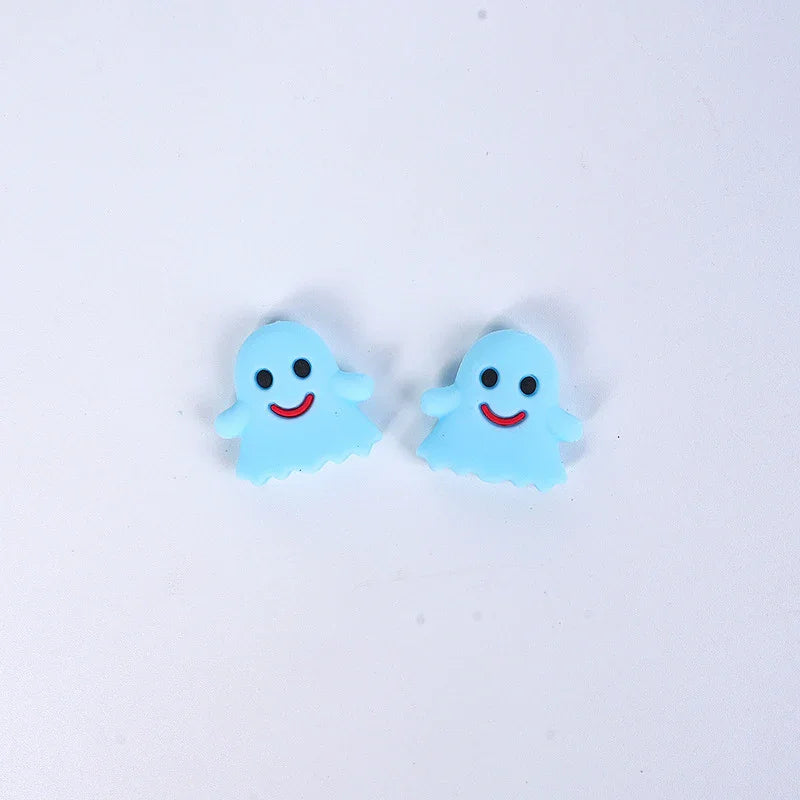 Halloween Pumpkin Silicone Beads Silicone-focal-beads