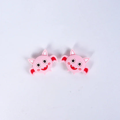 Halloween Pumpkin Silicone Beads Silicone-focal-beads
