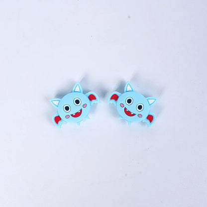 Halloween Pumpkin Silicone Beads Silicone-focal-beads