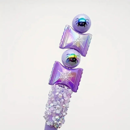 Plating UV Color Halloween Candy Beaded
