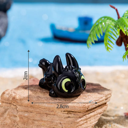 Small Dinosaur Toothless Animal Resin Beads