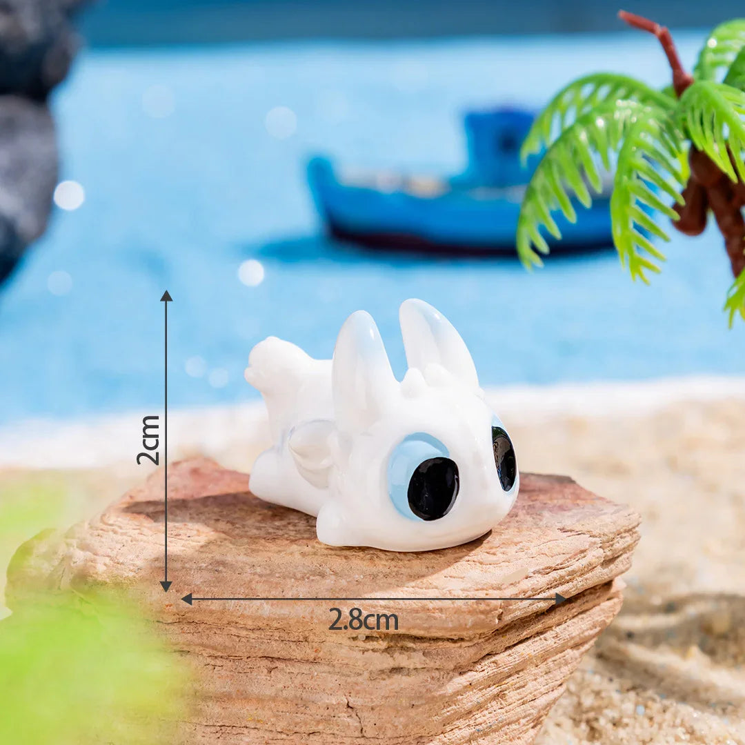 Small Dinosaur Toothless Animal Resin Beads