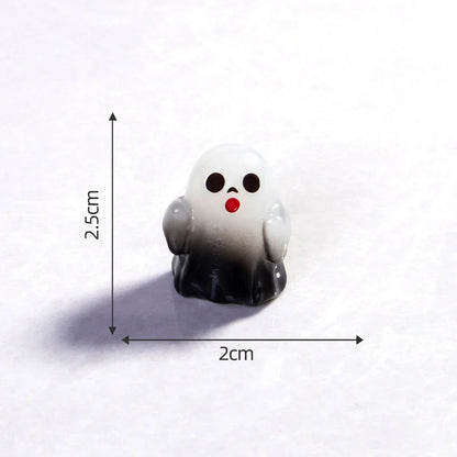 Horror Halloween Evil Pumpkin Small Castle Resin Ornaments (no Hole)