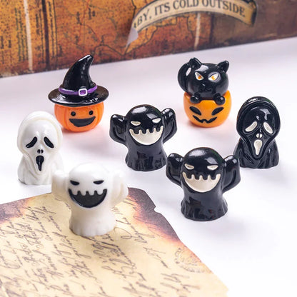 Halloween Pumpkin Ornaments Three-dimensional Ghost (no Hole)