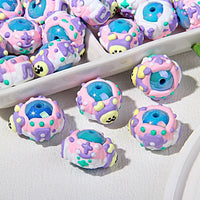 Blue Beads Purple Rabbit