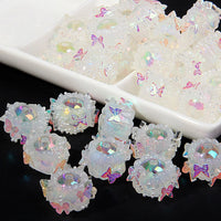 Beaded Cream Butterfly Small Pearl