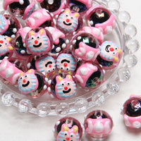 Black Bead Medium Bead Powder Cat