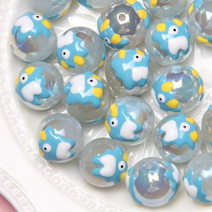 Heavy Oil Hand-painted Beads Beaded Diy Acrylic Beads