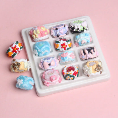 Heavy Oil Hand-painted Beads, Loose Beads, Beaded Beads, Hand-made Loose Beads