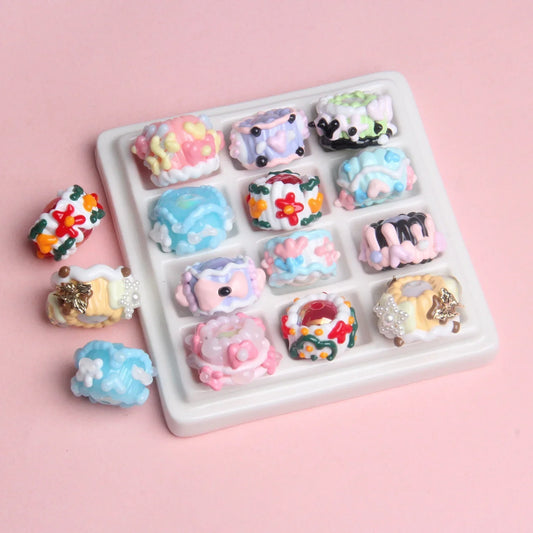 Heavy Oil Hand-painted Beads, Loose Beads, Beaded Beads, Hand-made Loose Beads
