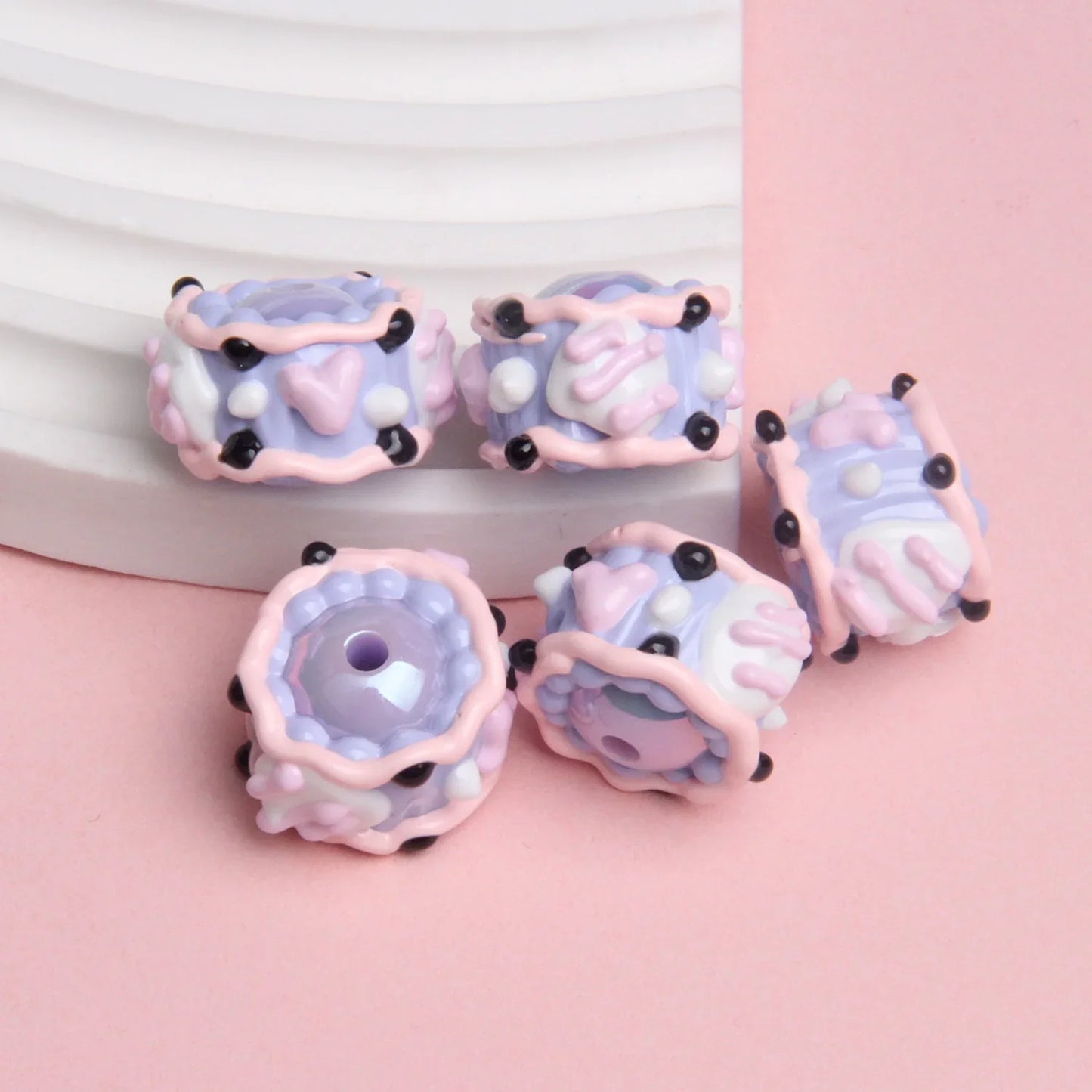 Heavy Oil Hand-painted Beads, Loose Beads, Beaded Beads, Hand-made Loose Beads