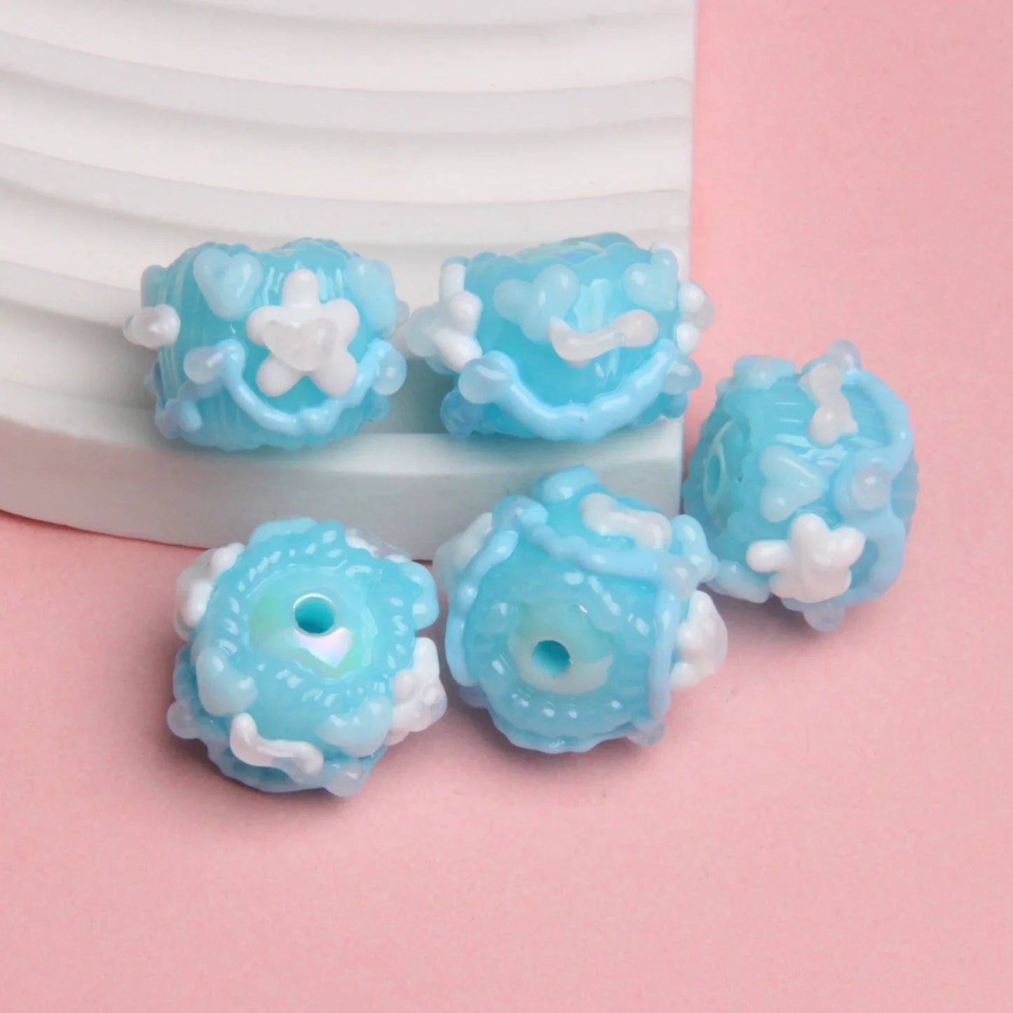 Heavy Oil Hand-painted Beads, Loose Beads, Beaded Beads, Hand-made Loose Beads