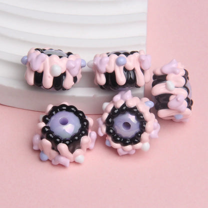 Heavy Oil Hand-painted Beads, Loose Beads, Beaded Beads, Hand-made Loose Beads