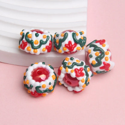 Heavy Oil Hand-painted Beads, Loose Beads, Beaded Beads, Hand-made Loose Beads