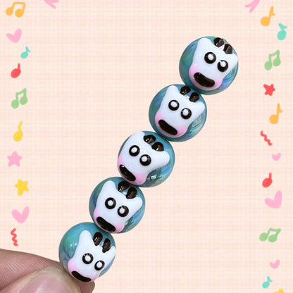 16mm Healing Line Hand Painted Beads Beaded Bracelet Material Loose Beads Beads DIY Accessories