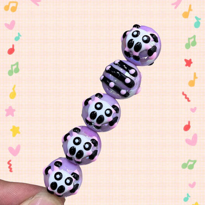 16mm Healing Line Hand Painted Beads Beaded Bracelet Material Loose Beads Beads DIY Accessories