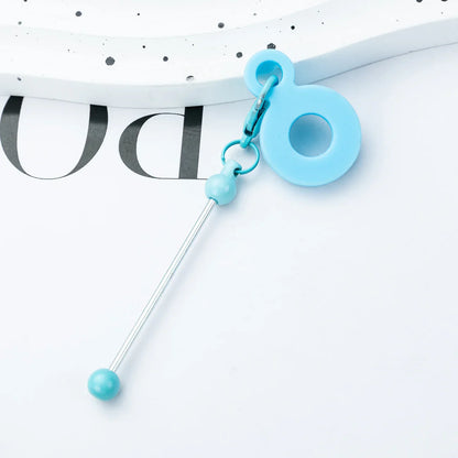 DIY Beaded Silicone Straw Hanging Decoration Suitable for 8mm-10mm Water Cup Straw Silicone Decoration