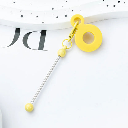DIY Beaded Silicone Straw Hanging Decoration Suitable for 8mm-10mm Water Cup Straw Silicone Decoration
