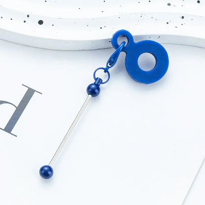 DIY Beaded Silicone Straw Hanging Decoration Suitable for 8mm-10mm Water Cup Straw Silicone Decoration